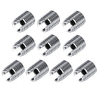 Self Tapping Threaded Inserts M8 M12x15mm Carbon Steel Repairing Nuts 10pcs
