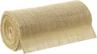 10 Yards Natural Burlap Ribbon, 10 inch Jute Burlap Wired Ribbon Rustic Ribbon for DIY Sewing Crafts Gift Wrapping Home Decor
