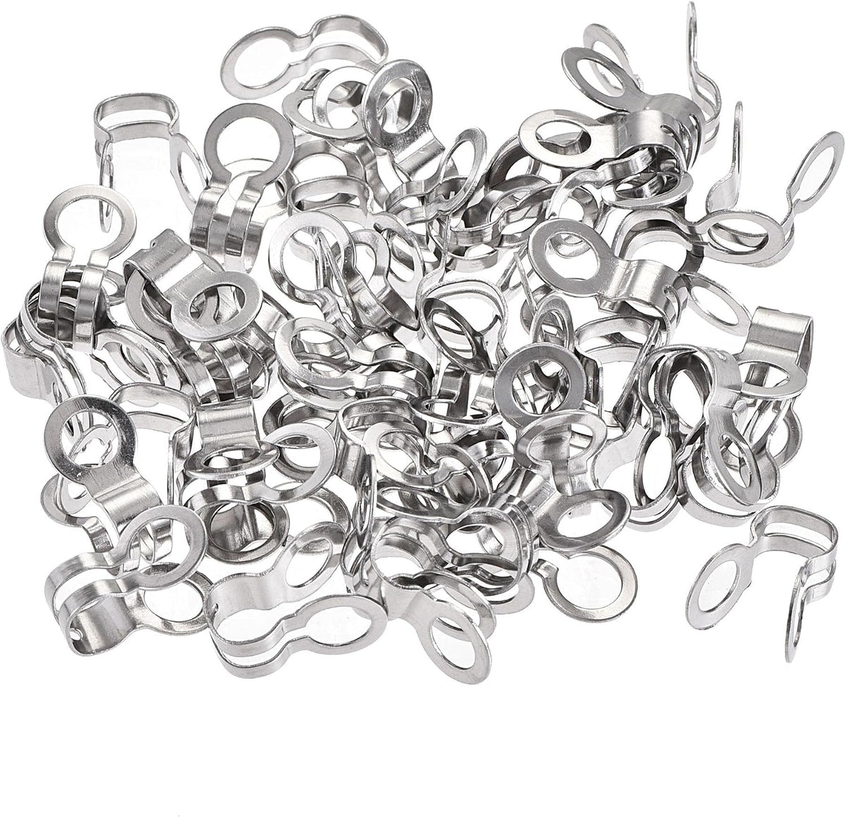 Ball Chain Connector, Double Ring Type Link Stainless Steel Loop Connection