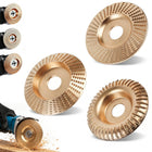 3PCS Disco da Taglio di Carburo di Tungsteno, Piatto di Lucidatura per Smerigliatrice Angolare
