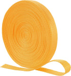 Nylon Webbing Strap, 22 Yards x 3/4" Polypropylene Flat Webbing Band for Bags, Pool Solar Cover, Repairing DIY Crafting (Yellow)
