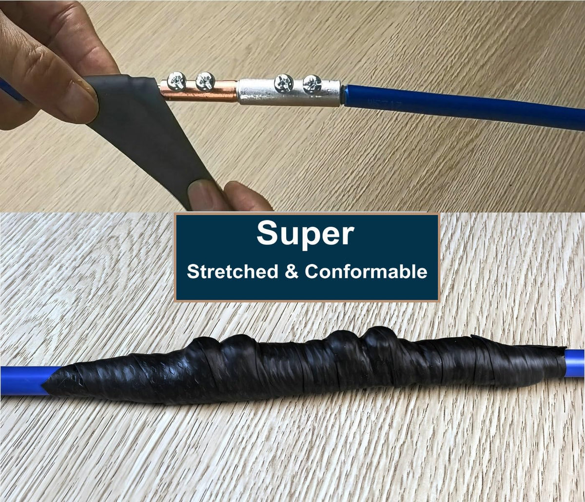 LinkMejor Selvfusende Silikone Tape 32mil Tyk, 1.5" x20' Kompositgummi