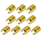 Self Tapping Threaded Inserts M12 M16x22mm 45# Carbon Steel Repairing Nuts 10pcs