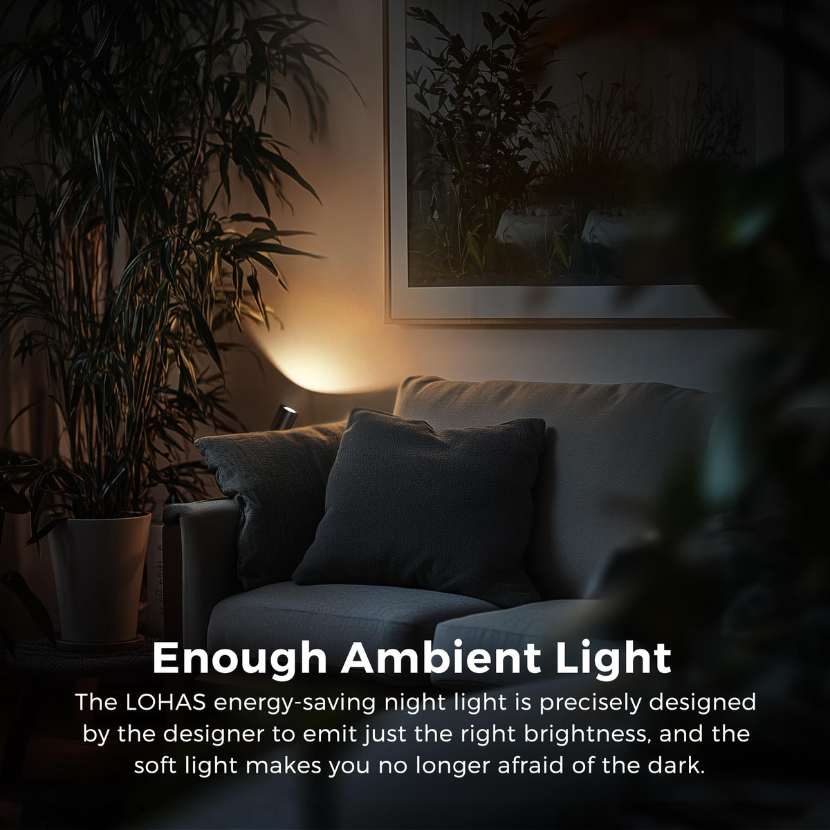 LinkMejor Natlamper Tilslut til Væg, [2-Pack] Drehbar Natlampe