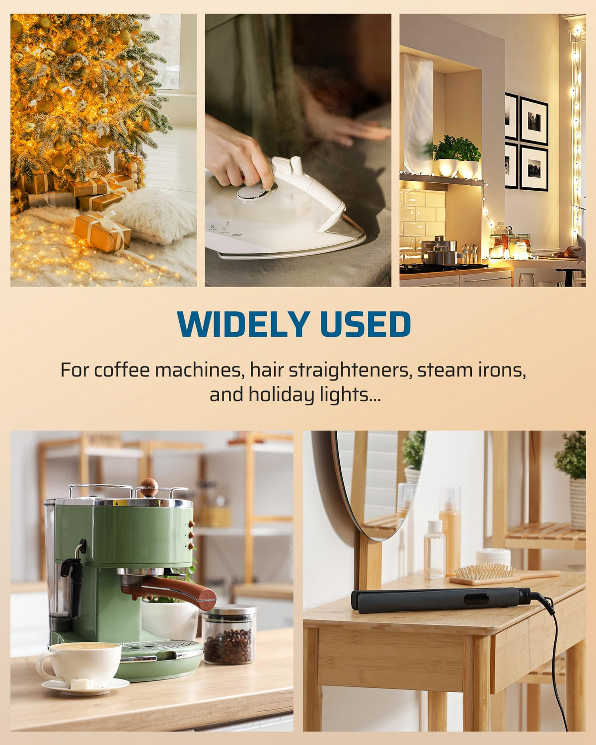 LinkMejor Indoor Countdown Timer Outlet, Timers for Electrical Outlets