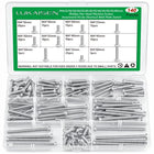 LinkMejor 140 Pcs M4 Phillips Pan Head Long Machine Screws Kit, 304 SS