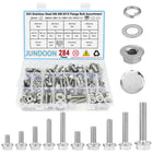 284Pcs M6/M8/M10 flangbollmutter skruvadapter kit