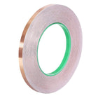 Double-Sided Conductive Tape Copper Foil Tape Adhesive 6mm x 50m/164ft for Guitar, EMI Shielding Crafts, Electrical Repairs, Stained Glass 1pcs