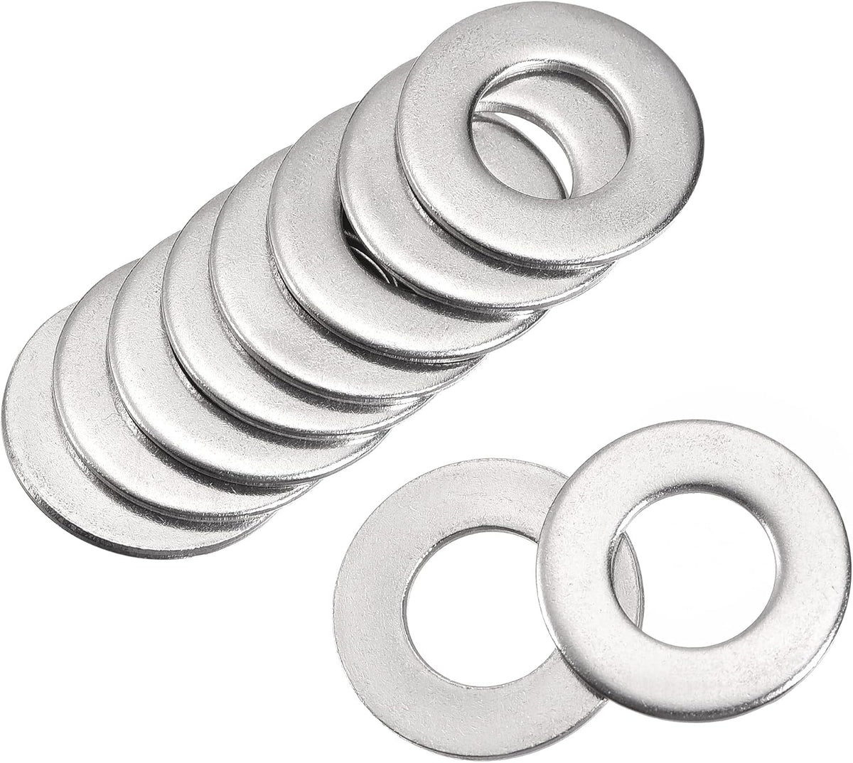 3/8" 316 Stainless Steel Flat Washer for Screw Bolt 50Pcs