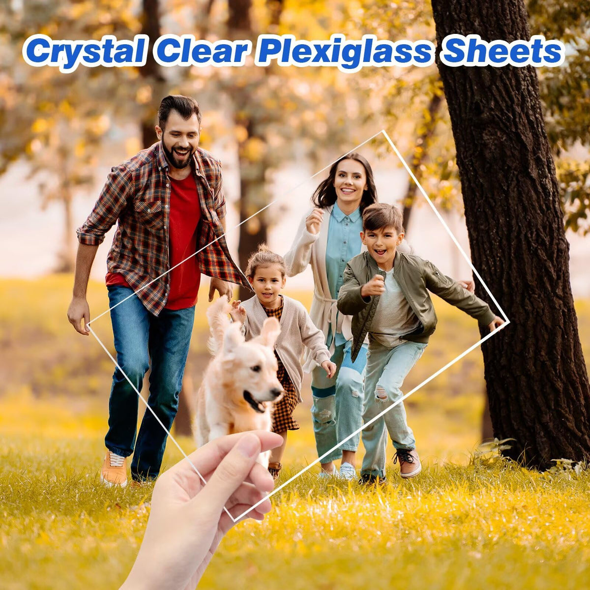 (10 Pack) 8" x 10" Feuilles de Plexiglas Transparent 1/8 Pouces Épais (3mm)