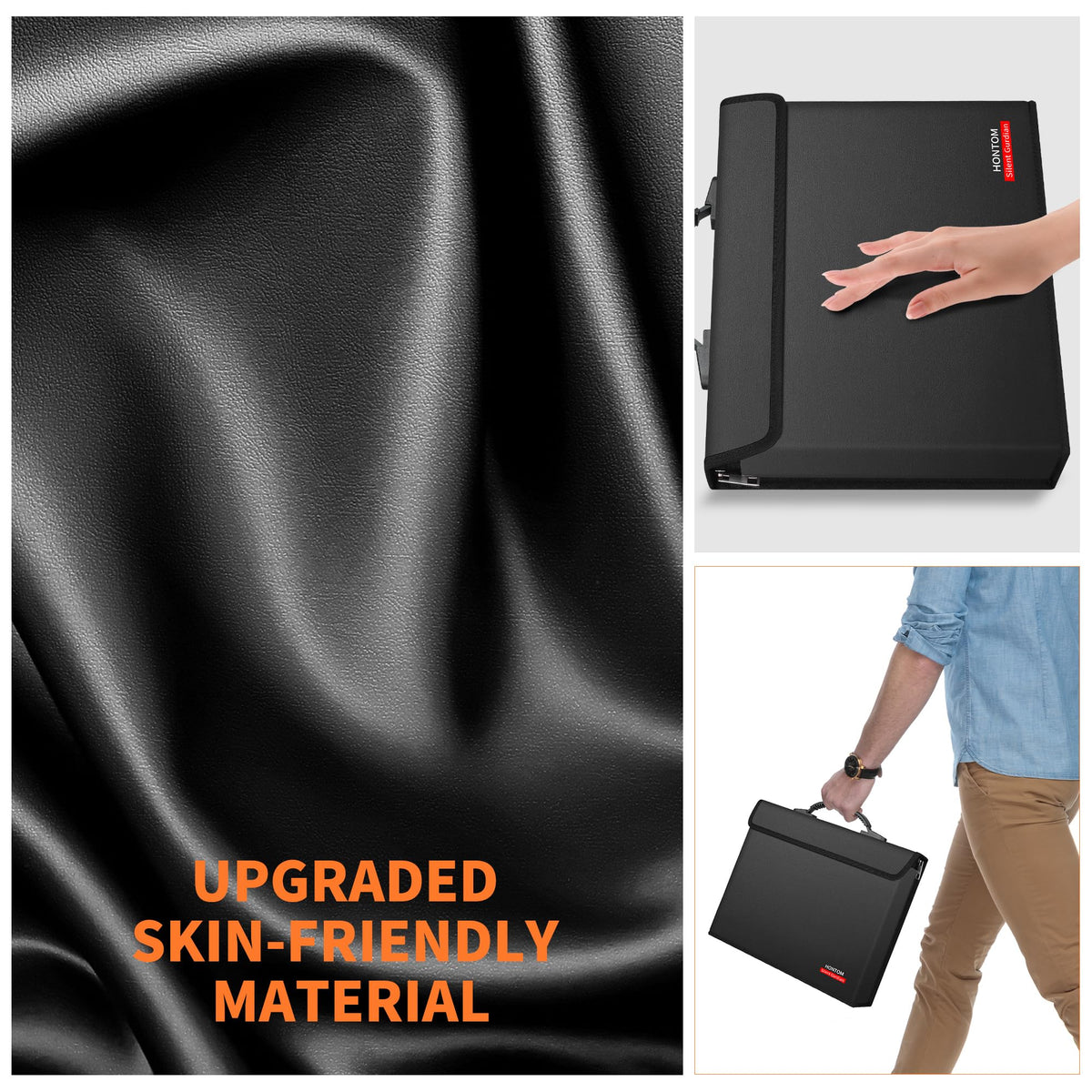 LinkMejor 6400℉ Sacchetto Antincendio per Documenti con 2 tasche