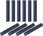 3D Printer Die Spring, 10pcs 12mm OD 80mm Long Spiral Stamping Light Load Compression Mould Die Springs for 3D Printer Electric Part, Blue