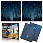 LinkMejor 4 St 2x2 Fötter Fluorescerande Taklampa Covers