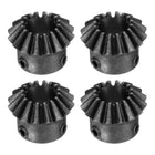 4pcs Bevel Gear 1.5 Module 1:1 Reduction Rate 16T 12mm Hole Dia Bevel Pinion Gear, 90 Degree Steering Gear for Hardware Mechanical Rotation