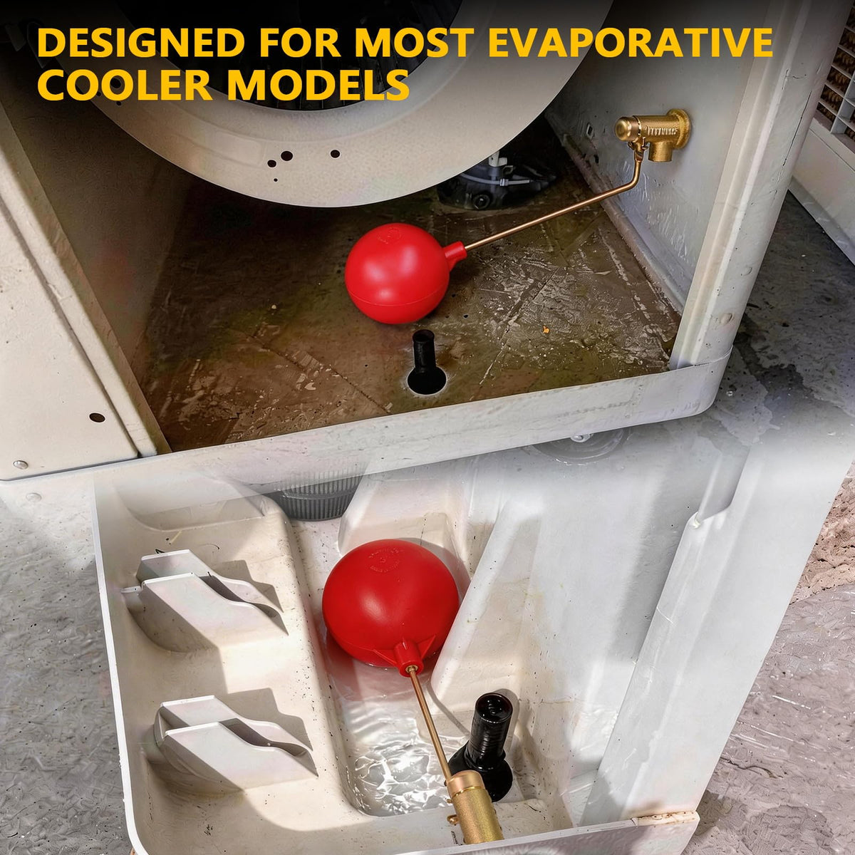 Valvă de tip float pentru evaporator, brass, 1/4"