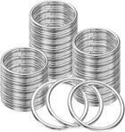 LinkMejor Metal O Rings,Round Ring Buckles Welded Metal Rings