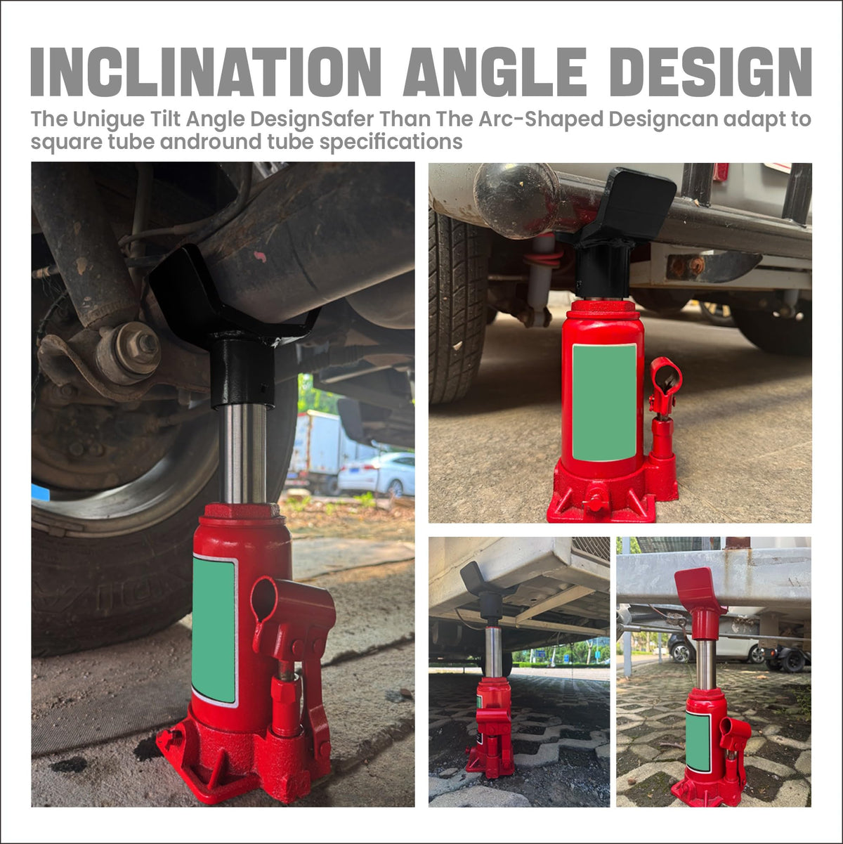 Bottle Jack Adapter 12T, Steel Lifting Saddle Jack Accessories