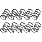 Compression Spring - 1.2mm Wire Dia, 17mm OD, 25mm Free Length Spring Steel Extension Spring,Black,10Pcs