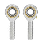 POSB6 Rod End Bearings 3/8-inch Bore Pre-Lubricated Bearings 3/8-24 Male Thread Right Hand 2pcs