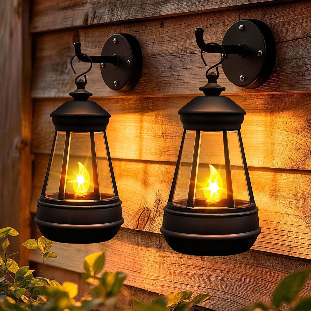 LinkMejor 2 Pack Lanternas Solares Pequenas à Prova d'Água Acessórios para Aventura