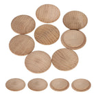 20Pcs Wood Button Plugs, 35mm / 1.38" Hardwood Screw Hole Plug Mushroom Wooden Caps Buttons Oak Wood Plug for Furniture Woodworking Craft Decor (45mm x 35mm)