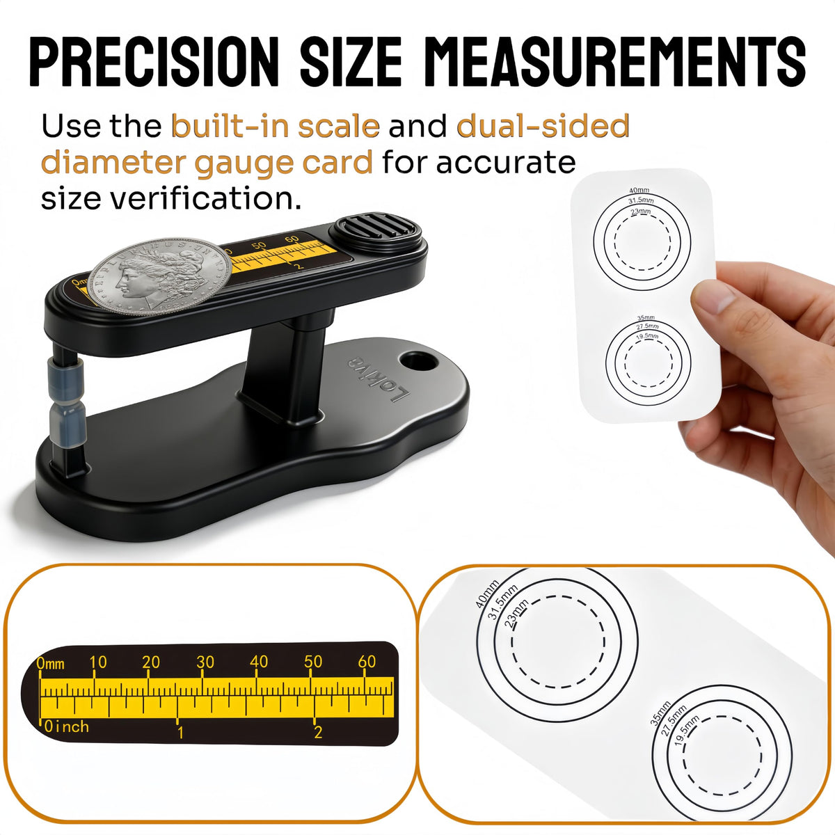 Set de testare Coin Ping cu Pocket Pinger pentru instrumente de verificare Coin