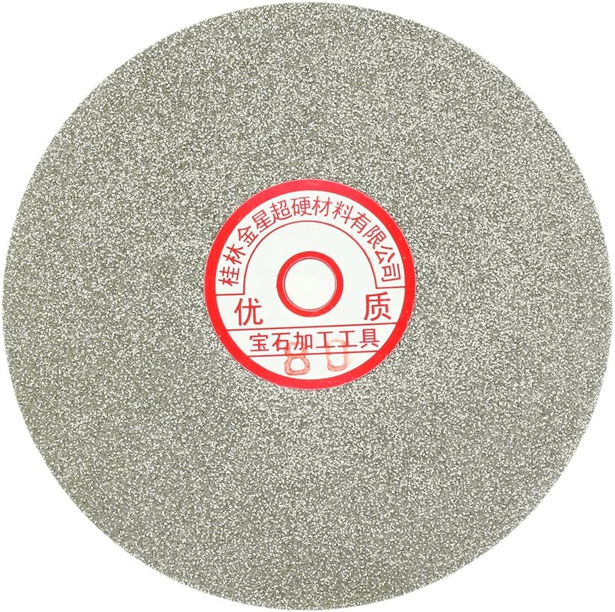 6-inch Grit 80 Diamond Coated Flat Lap Wheel Grinding Sanding Polishing Disc