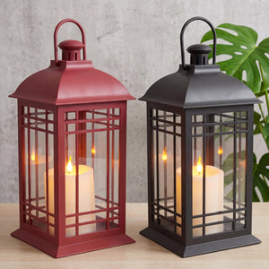EnchufaMejor Linternas Decorativas Interiores con Candelas LED Candelas Sin Chispa Flicker