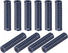 3D Printer Die Spring, 10pcs 8mm OD 35mm Long Spiral Stamping Light Load Compression Mould Die Springs for 3D Printer Electric Part, Blue