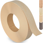 LinkMejor Bandeau di bordo di betulla, 13/16 pollice x 500 ft rotolo di bandeau di bordo in legno, nastro adesivo flessibile in legno naturale pre-adesivo per riparazione di mobili e restauro