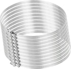 6.75 Inch 304 Stainless Steel Duct Clamps, 10 Pcs Adjustable Hose Clamps with Worm Gear Pipe Clamp Air Duct Clamp for Flexible Ducting Heating Cooling Exhaust Ventilation
