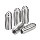 Ball Point Set Screws, M5 x 12mm 304 Stainless Steel Metric Spring Hex Socket Screw 20pcs