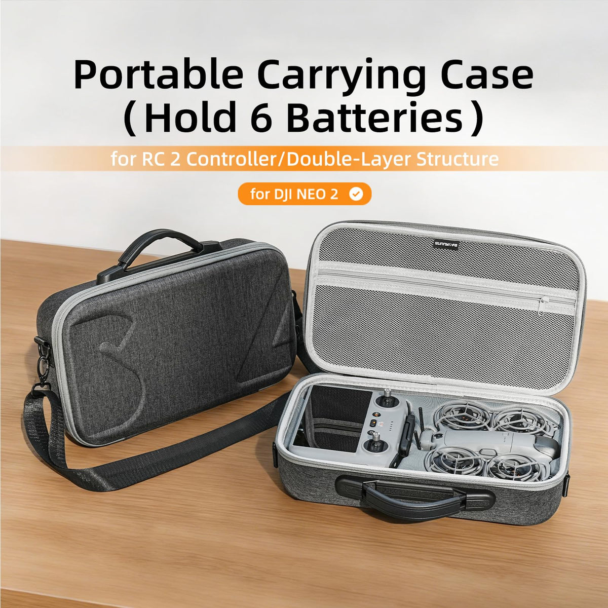 LinkMejor Torba transportowa na DJI Neo 2 Fly More Combo Akcesoria