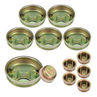 Drum Bung, 2" and 3/4" Set Bung Cap Plug, Drum Bung Caps, Galvanized Steel Bung Plug, Bung Caps with Plated Coated for 55 Gallon Drum, Oil Drum, Gas Tank and Fuel Tank