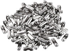 Ball Chain Connector, 2.4mm Ball Chains Clasp Crimp Clips Link Stainless Steel Connection, Pack of 100