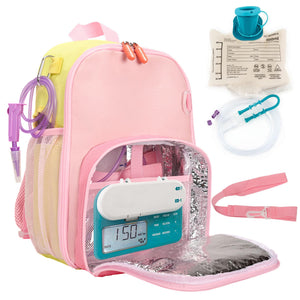 LinkMejor Tas Pemancingan Alat Pemakan untuk Tas 500ml, Pump Enteral, G Tube, J Tube