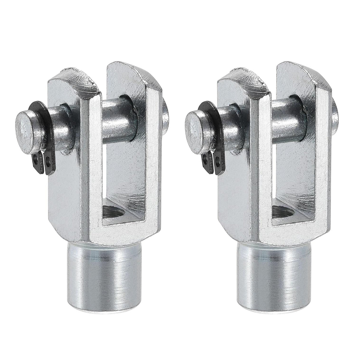 Air Cylinder Rod Clevis End 33mm Length M6x1 Female Thread Y Connector 2pcs