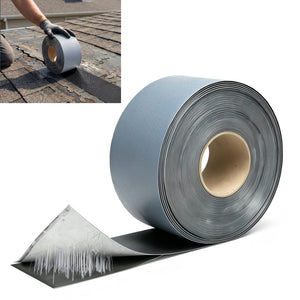 LinkMejor 32.8ft X 4in EPDM Rubber Roofing Seam Tape, Self Adhesive Butyl Sealant Tape Waterproof Sealing Tape for Roof Patch & Repair, Peel and Stick Roofing Patch for RV, Pipe, Window Sill, Boat