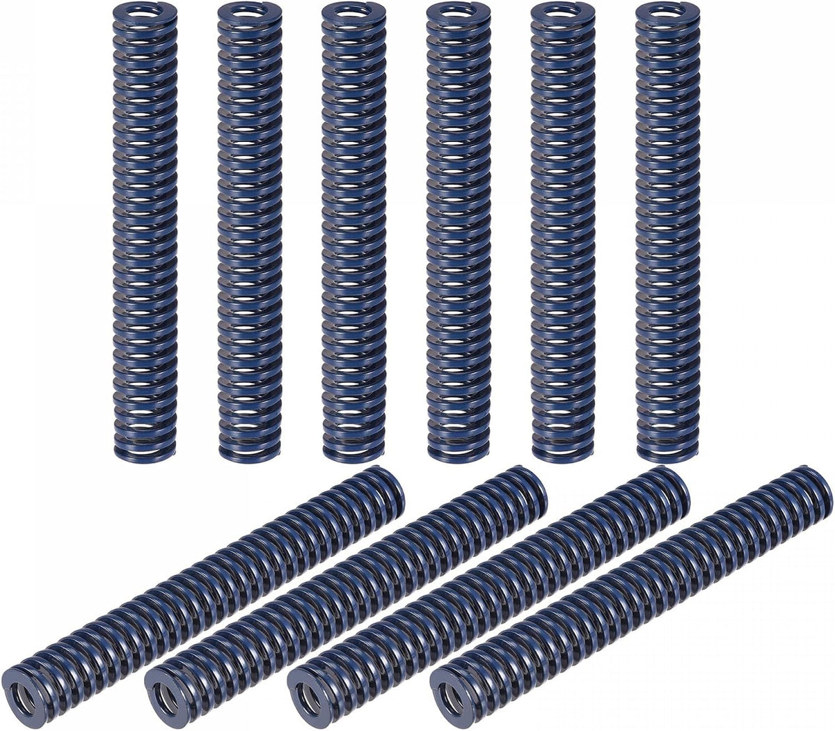 3D Printer Die Spring, 10pcs 14mm OD 100mm Long Spiral Stamping Light Load Compression Mould Die Springs for 3D Printer Electric Part, Blue