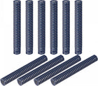3D Printer Die Spring, 10pcs 14mm OD 100mm Long Spiral Stamping Light Load Compression Mould Die Springs for 3D Printer Electric Part, Blue