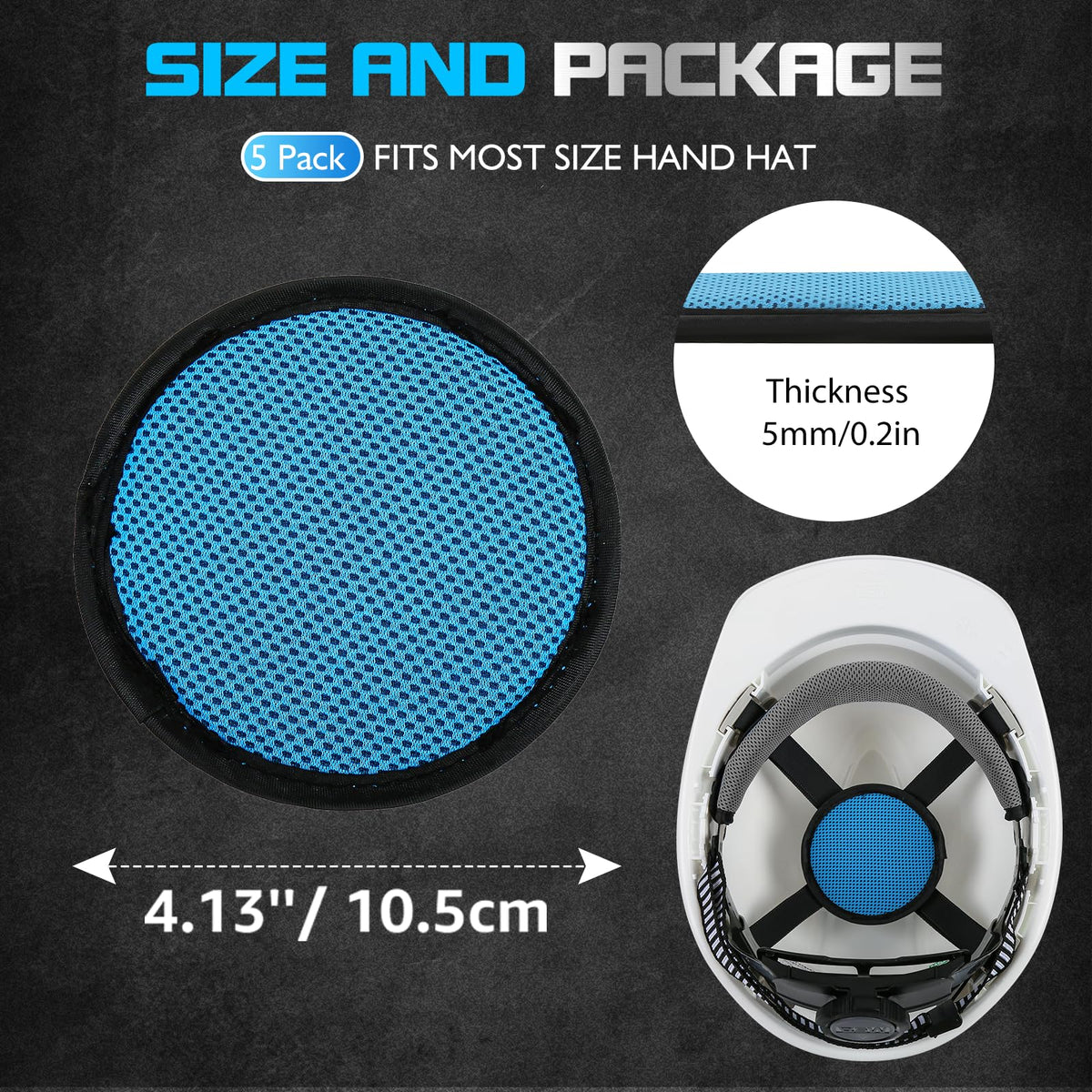 5 Pz. Cappuccio Protezione Casco | Accessori Liner Casco in Fabbrica a 3 Strati | Arancione