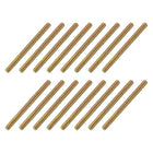 16 Pack Fully All Threaded Rod 1/4" Thread, 3" Length, Thread Screw Threaded Rod Screw Sofa Foot Screw Bolt for Chair Furniture Mounting Assembly Fastening