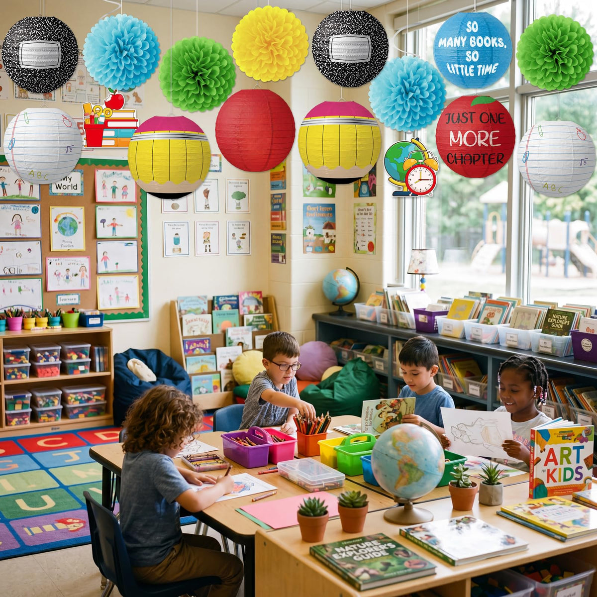 16 Stück Schulballdekorationen für Klassenzimmer