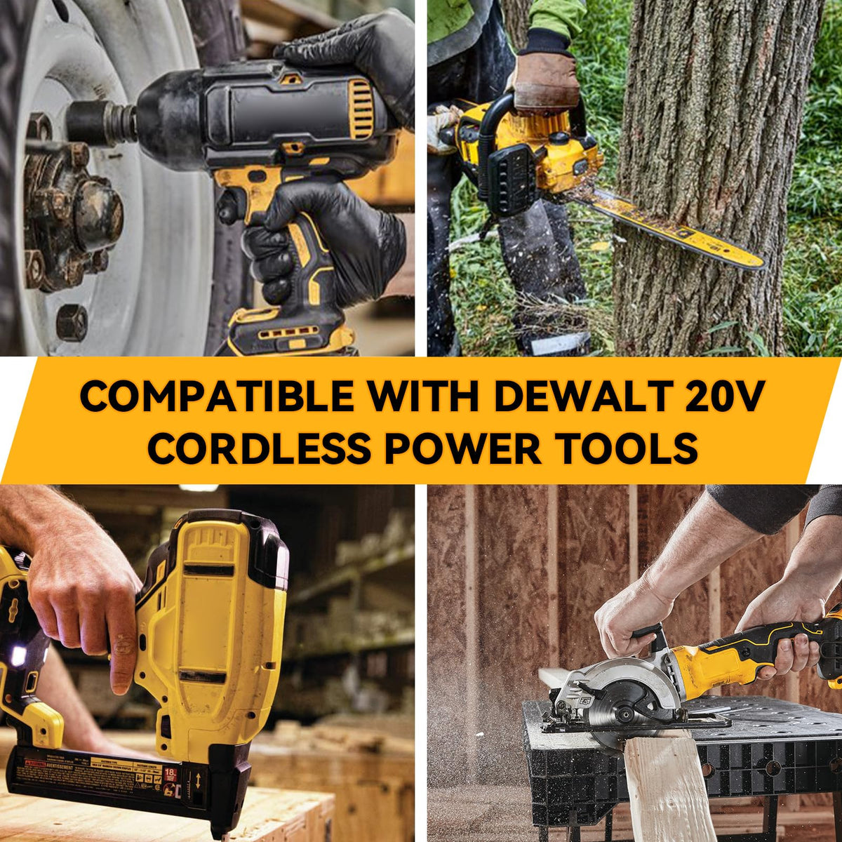 7.0Ah DCB200 Batteri Erstatning til Dewalt 20V Max Batteri 2Pack