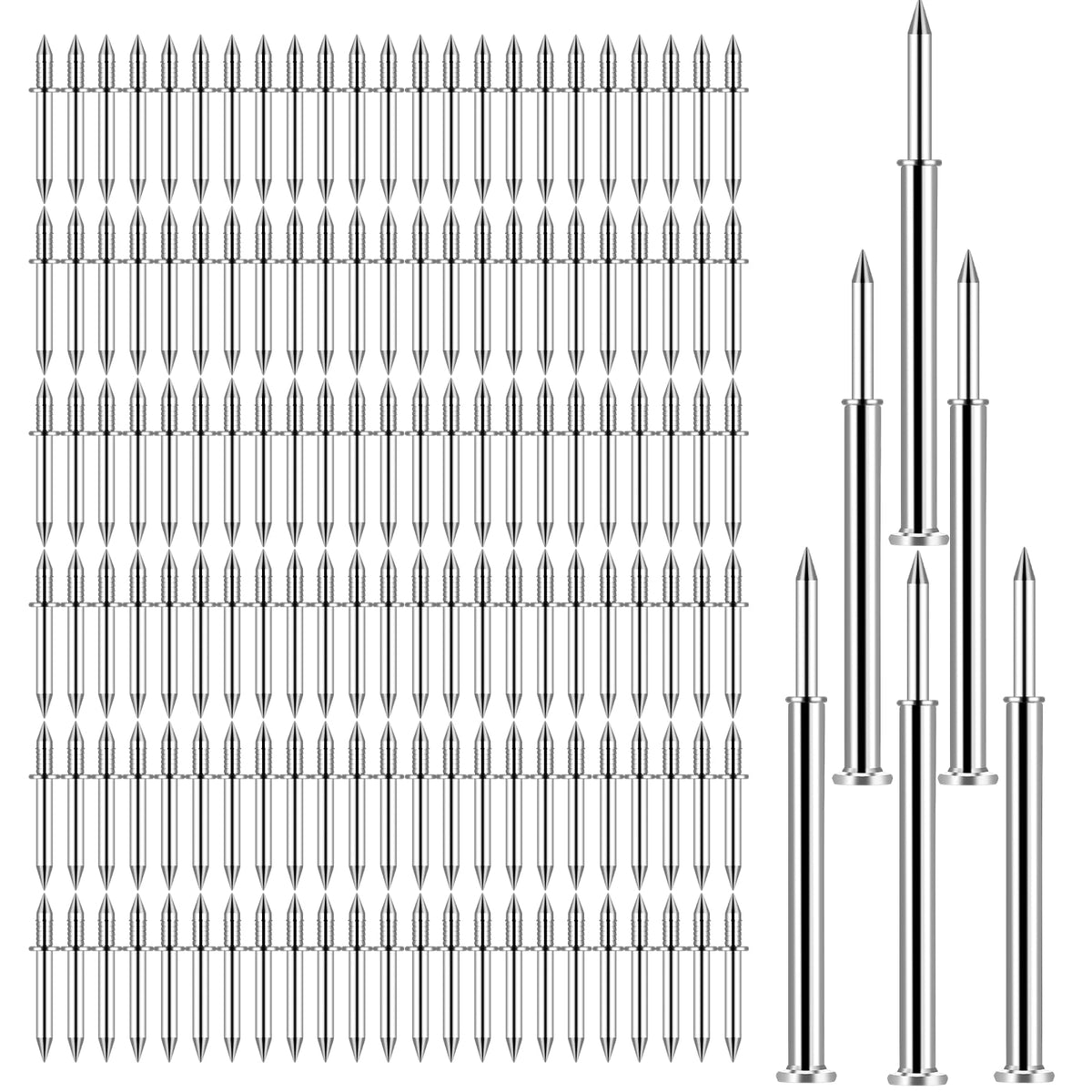 LinkMejor 600Pcs kaksoiskärkiset reunanauhat ja 6 käsityökalua