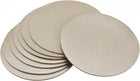 102mm(4.02") Runda koppmattor PU Cup Mat Pad för servering Gold Tone 6st