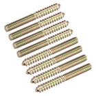 M8x70mm Hanger Bolts, 8pcs Double Ended Thread Dowel Screws for Wood Furniture