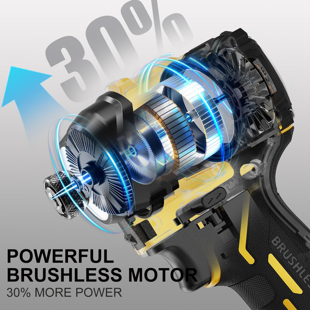 1/4-Inch Impaktboormachine Compatibel met Dewalt 20V 60V Max Accu