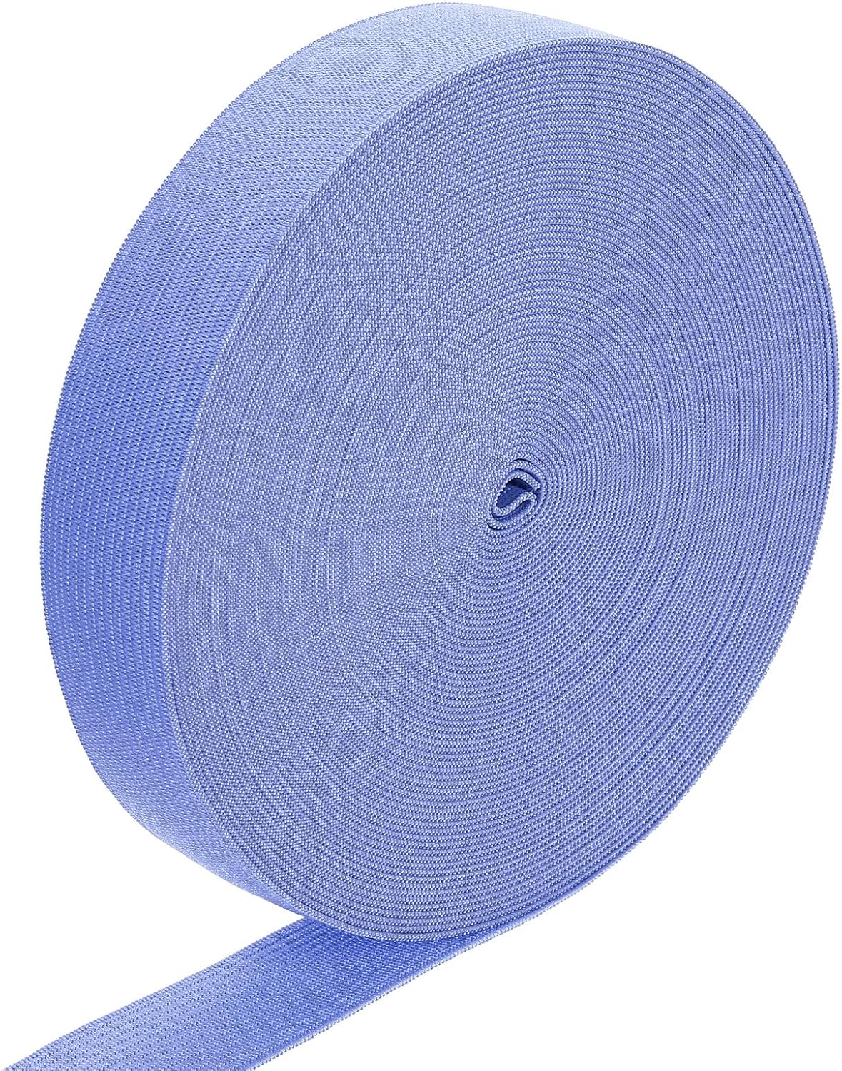 LinkMejor Elastic Band, 1" x 15 Yard Stretch Knit Elastic Bands Fabric Elastic Band for Sewing, Wigs, Waistband, Pants, Craft DIY (Dark Blue)