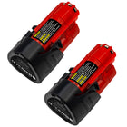 ลิงค์เมโจร์ 2-แพ็ค 4.0Ah 12V บ্যัญชีลิทิอิม สามารถใช้กับเครื่องมืองานไร้สาย
